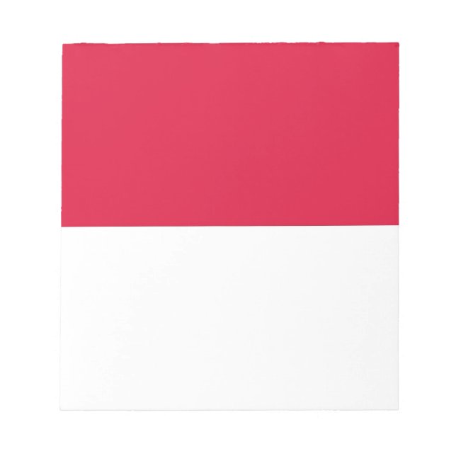 Notepad mit der Flagge Polens Notizblock (Vorderseite)