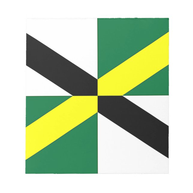 Notepad mit der Flagge von Monterey City, USA Notizblock (Vorderseite)