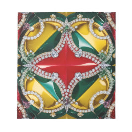 Notepad mit Los Angeles Farben Modernes Design Notizblock