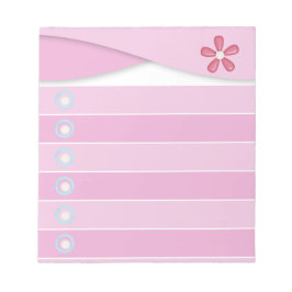 Notepad - Rosa Notizblock