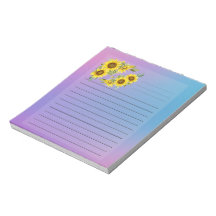 NotePad Sonnenblumen