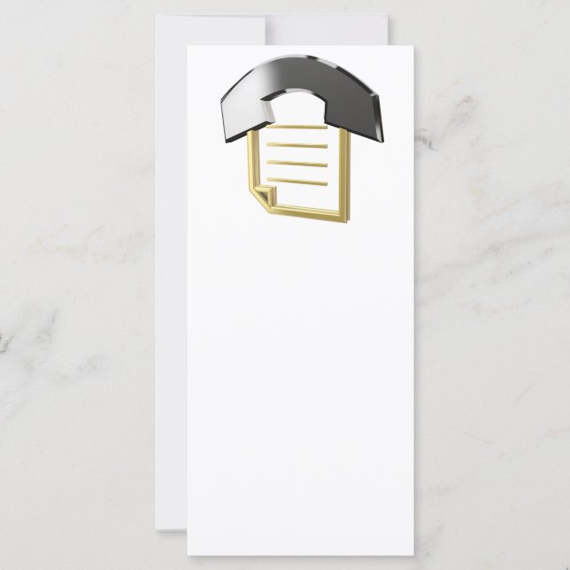 Notepad und Telefon (Vorderseite)