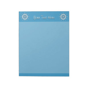Notepad - Weißer Helm mit Text Notizblock