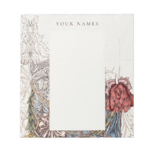 NOTEPAD : WILLIAM MORRIS : HONEYSUCKLE + TULIP NOTIZBLOCK