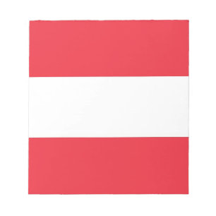 Notepad with Flag of Austria Notizblock