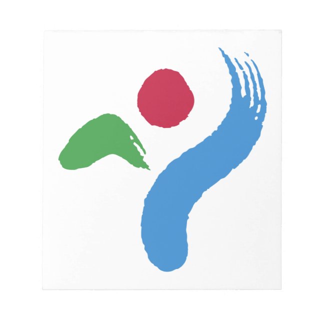 Notepad with Flag of Seoul, South Korea Notizblock (Vorderseite)
