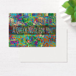 Notes abstraites colorées d'art moderne de