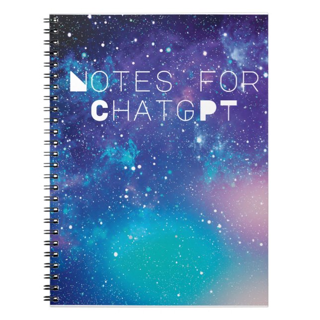 Notes amusantes pour le Carnet ChatGPT (Devant)