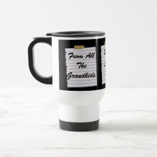 Notes d'amour pour la tasse de grand-papa