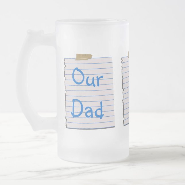 Notes d'amour pour la tasse de papa (Gauche)