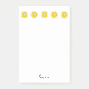 Notes d'autocollant de post-it de tranche de