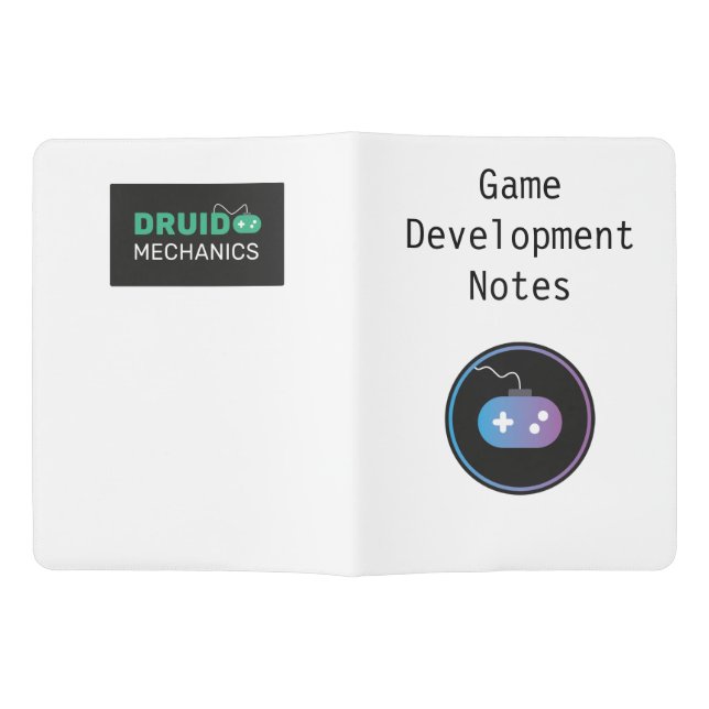 Notes de développement du jeu MOLESKINE® Carnet (Ouvert)