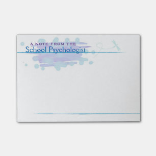 Notes de post-it bleues de vibraphone de
