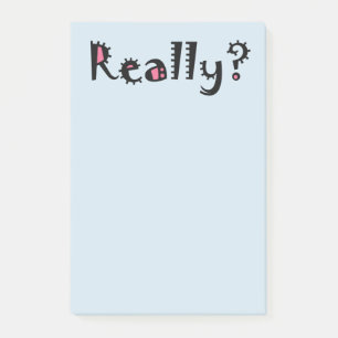 Notes de post-it collantes de bureau sarcastique