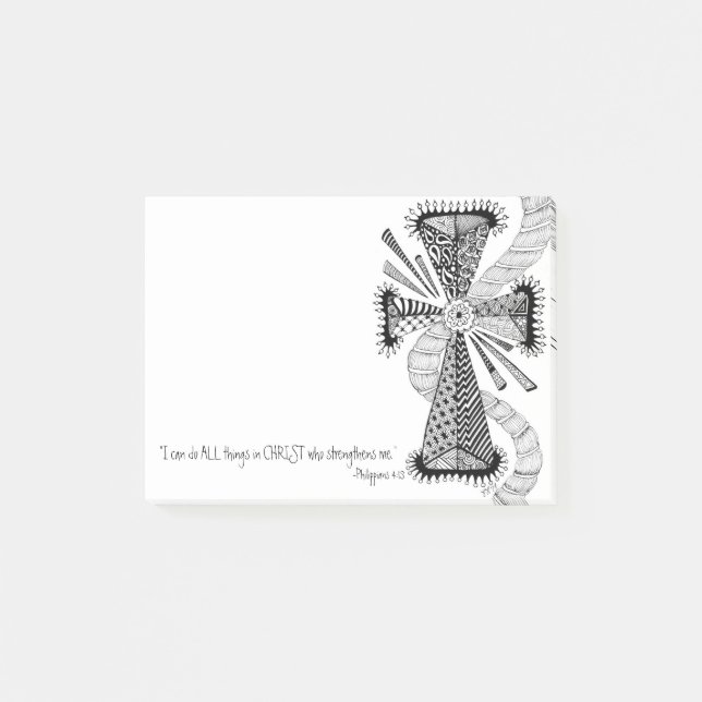 Notes de post-it croisées (Devant)