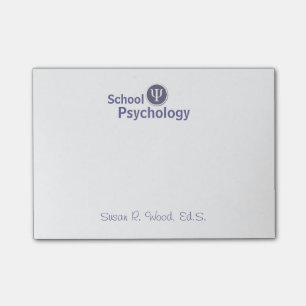Notes de post-it customisées de psychologie