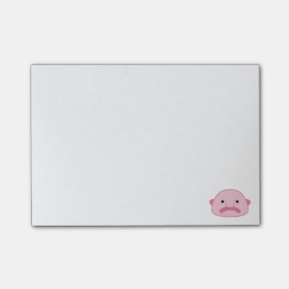 Notes de post-it de Blobfish 4 x 3