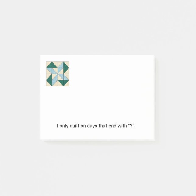 Notes de post-it de bloc d'édredon G (Devant)