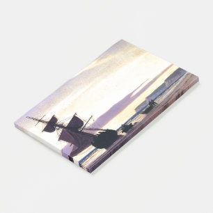 Notes de post-it de Bradford de coucher du soleil