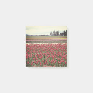 Notes de post-it de festival de tulipe