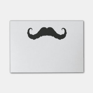 Notes de post-it de moustache