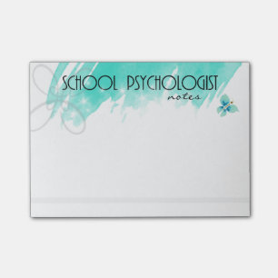 Notes de post-it de style de note de psychologue