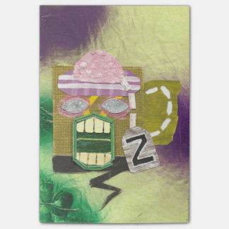 Notes de post-it de tasse de zombi