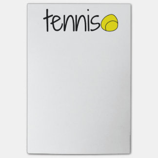 Notes de post-it de tennis