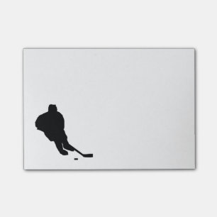 Notes de post-it d'hockey