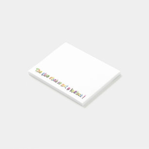 Notes de post-it drôles de citation de professeur