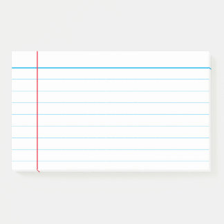 Notes de post-it en bleu classique personnalisées