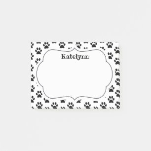 Notes de post-it faites sur commande de monogramme