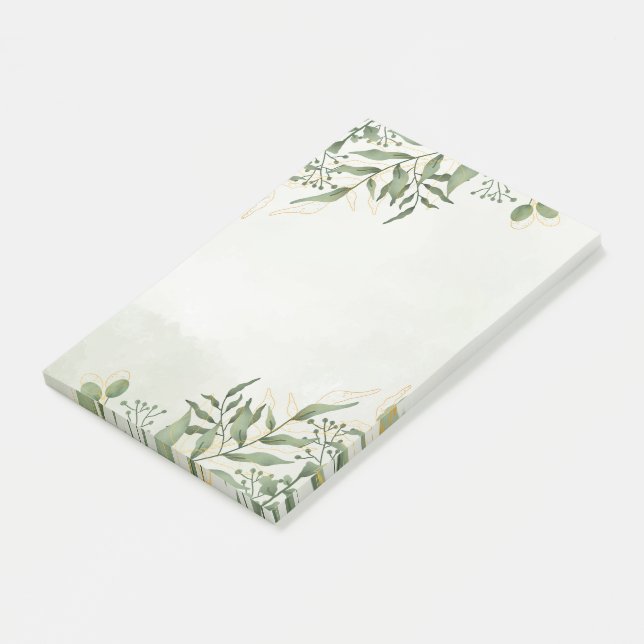 Notes de post-it florales (Incliné)