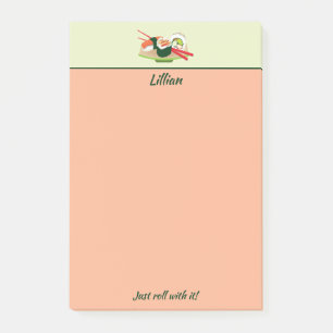 Notes de post-it personnalisées de sushi