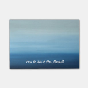 Notes de post-it personnalisées par océan d'Ombr