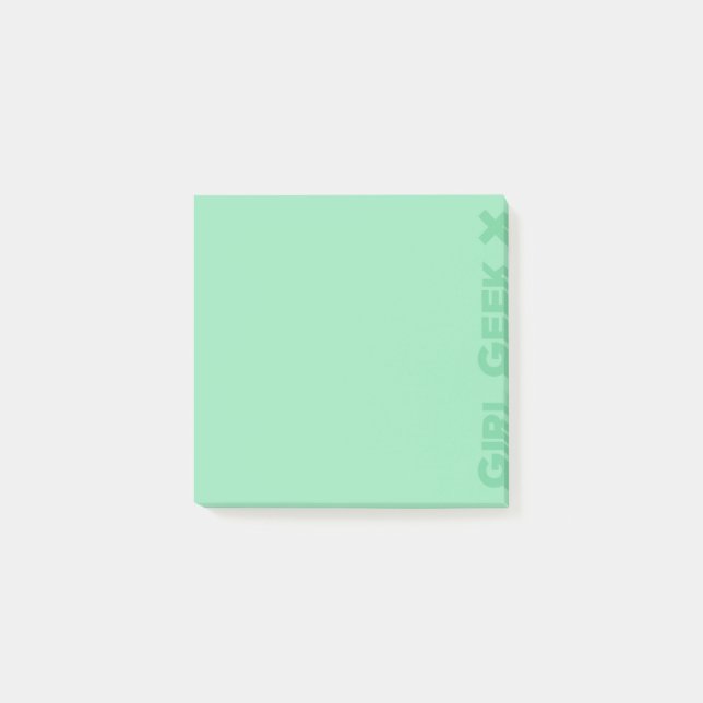 Notes de post-it vertes (Devant)