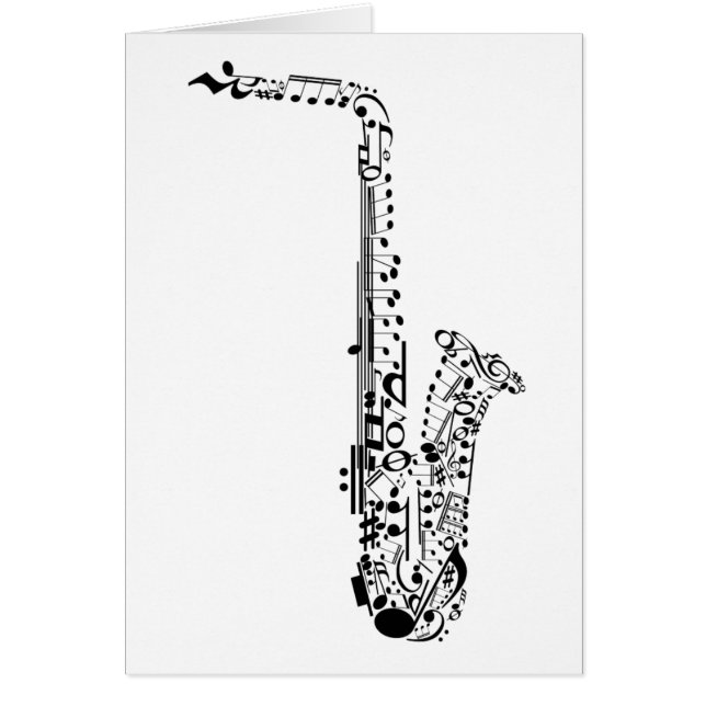 Notes de Saxaphone (Devant)