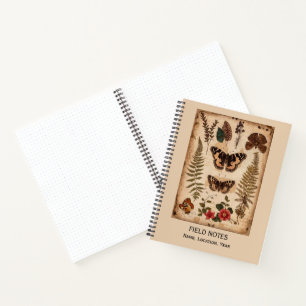 Notes de terrain Journal de la nature Papillon Vin