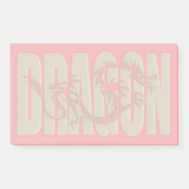notes du dragon post-it (Devant)