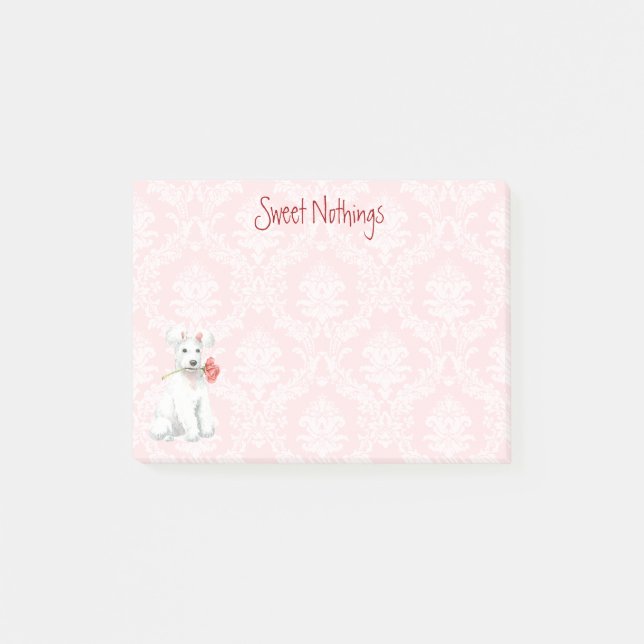 Notes du Rose Valentine Pumi Post-it (Devant)