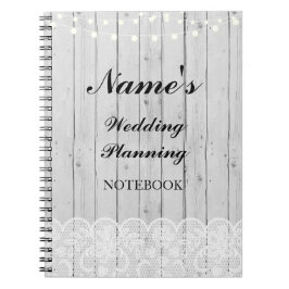 Notes en bois de dentelle de carnet de