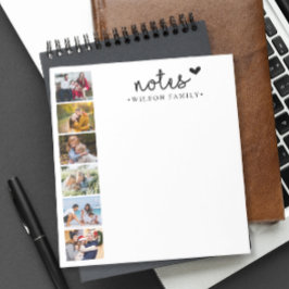 Notes Foto Collage Family Notizblock