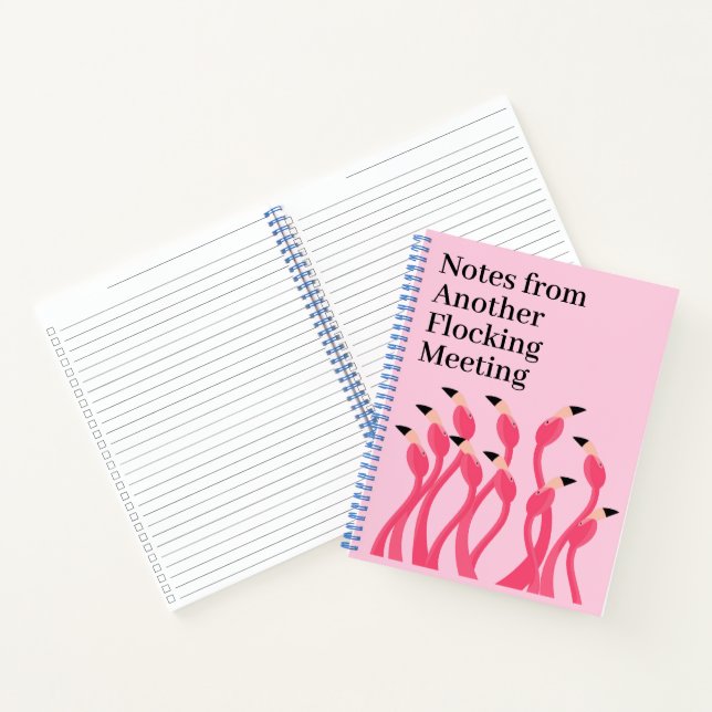 Notes from Another Flocking Meeting Funny Office Notizbuch (Innenseite)