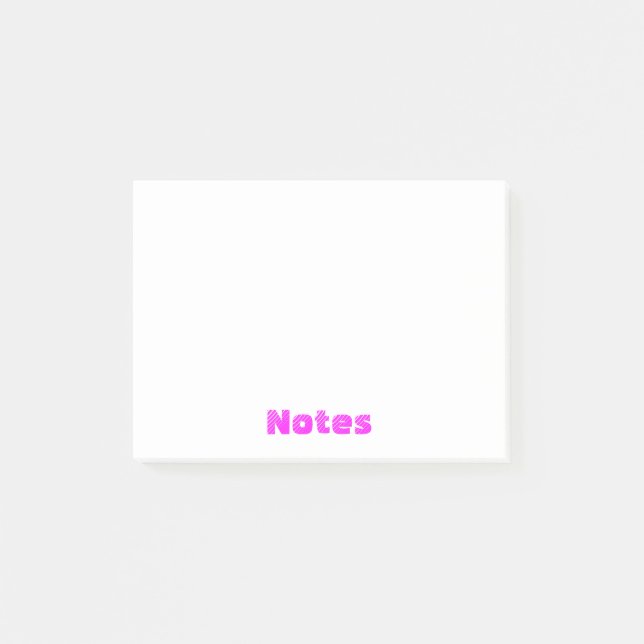 Notes Fuchsia Post-It (Devant)