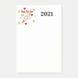 Notes Happy New Year! 2021 Post-it Klebezettel