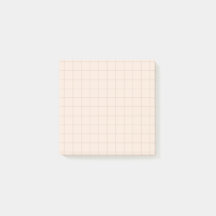 Notes minimalistes de grille Post-it® dans les ton