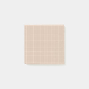Notes minimalistes de grille Post-it® en grès