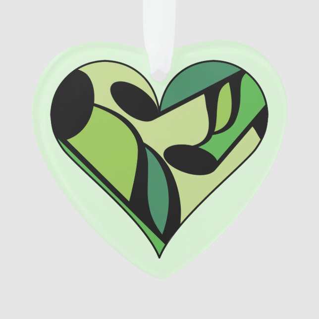 Notes musicales Coeur (devant)