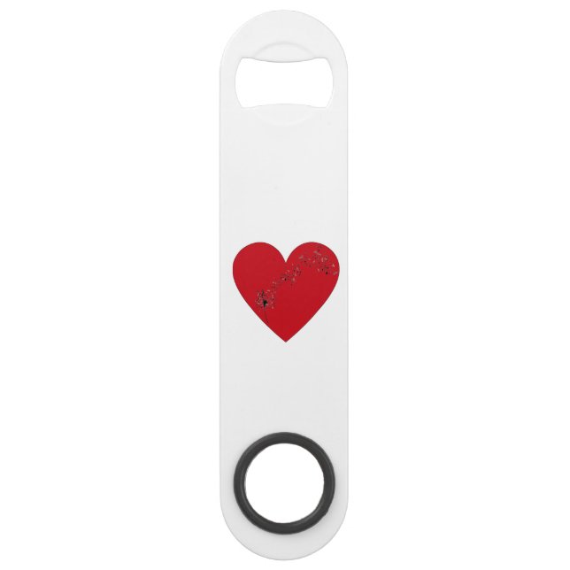 Notes musicales dans la Tige, Bouteille inoxydable (Devant)