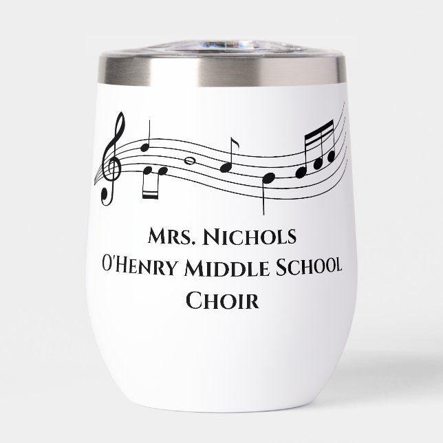 Notes musicales de l'enseignant de musique personn (Avant)